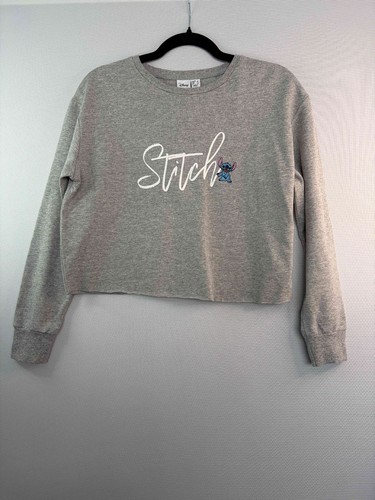 Disney stitch cropped crewneck - cropped,