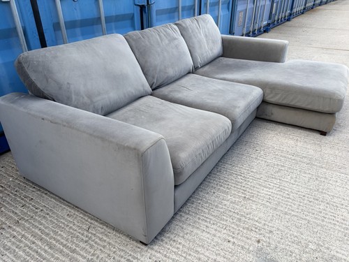 Large grey seater corner - large, 3