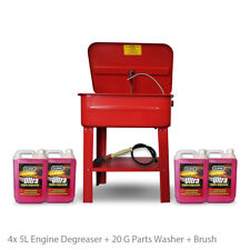3.5GL 20GL Parts Washer Kit - Cleaing Brush Attachment + Engine Degreaser Fluid