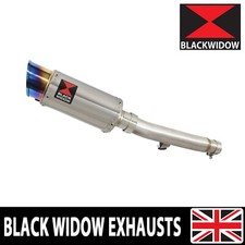 GSX1400 K1-K8 2001-2008 4-1 Exhaust Silencer Kit 200mm Round Blue Tip SL20R