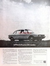 NSU 'Ro80' Wankel Rotary Engined 1968 Motor Car Print - Original Auto Advert