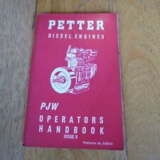 Petter Diesel Engine Type PJW