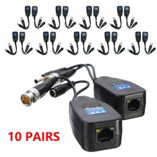 HD Video Balun 10 Pairs BNC to