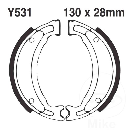 Ebc brake shoes inc - brake,