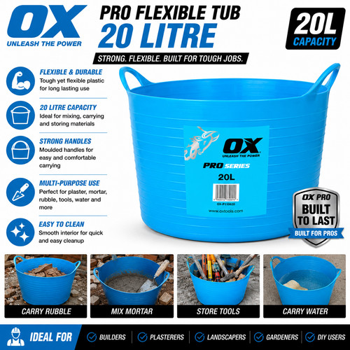 Pro flexible tub 20l - ox,