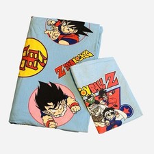 Dragon Ball Z Vintage Single Duvet Cover + Pillow Case Bedding Sheet Set Vintage