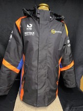 Men's Black Delta Racewear  Jacket With Hood Size Small