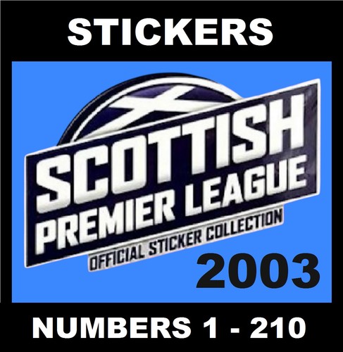 Panini spl 2003 scottish - panini,