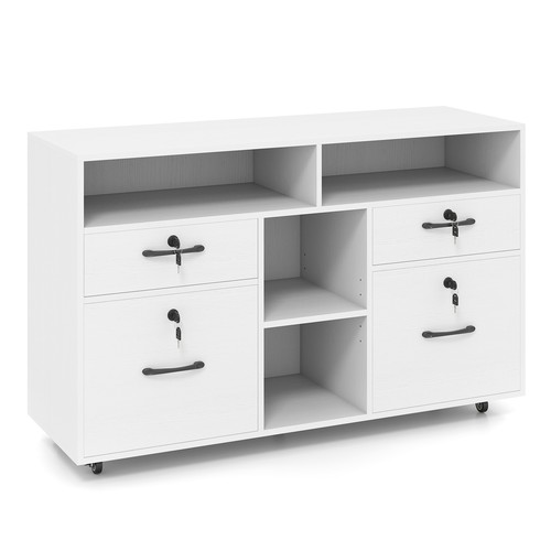 Costway file cabinet mobile - cabinet,