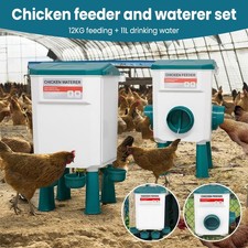 12kg Chicken Feeder + 11L
