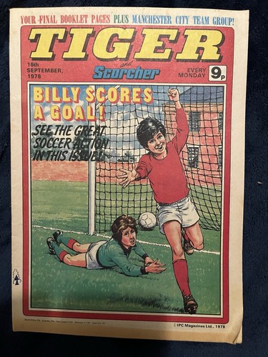 Tiger and scorcher comic - scorcher,