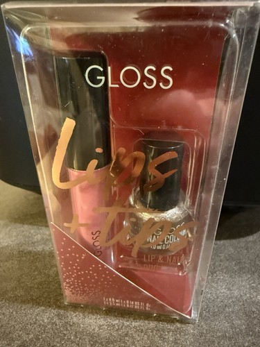 Pink lip gloss - pink, nail