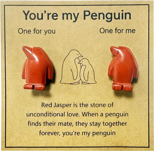 Cute rose quartz - cute, penguin