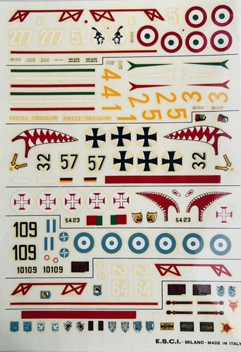Decals scale fiat g 91 - 1:72,