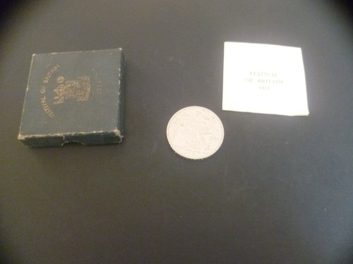 Coin 1951 festival britain - festival, of