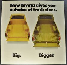 1973-1974 Toyota Half-Ton Pickup Truck Sales Brochure Sheet Excellent Original