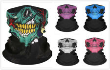 Full Function Skull Face Cover Mask Neck Biker Balaclava Warmer Head Snood Neck