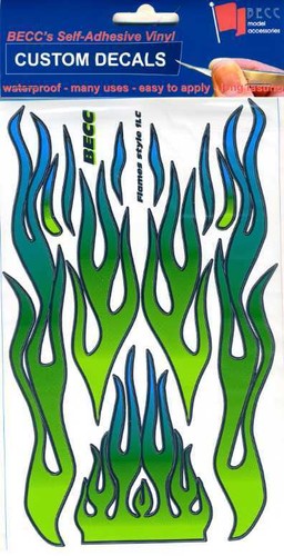 Becc flames type vinyl - type,