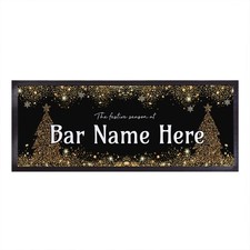 Bar Runner | Christmas Festive Season At... | Personalised Xmas Table Decoration