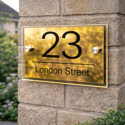 House number plaques door - house,