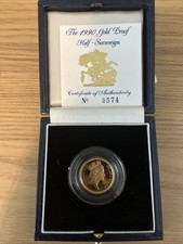 1990 Half Sovereign Gold Proof