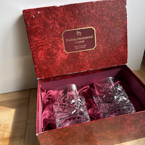Royal doulton crystal - 2, x