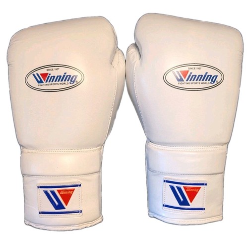 Winning white boxing gloves - white,