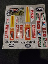 1989 KTM 125/250 TRAMPUS PARKER  MX Graphics Evo Mx VMX Decals. NEW Graphics MX