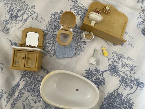 Sylvanian families bathroom - sylvanian,