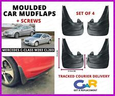 Car Mud Flaps Splash set of 4 front and rear for Mercedes C Class CL203 W203