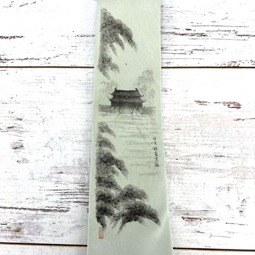 Vtg silk tie - tie, hand