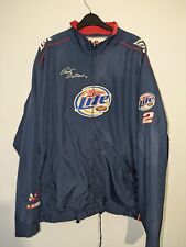 NASCAR Chase Authentics Jacket Men’s Large Miller Lite Rusty Wallace Embroidered