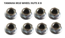 YAMAHA YFZ YFS RAPTOR BREEZE 200 350 QUAD BIKE WHEEL NUTS X 8