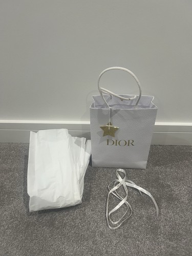 Dior paper gift bag - paper, gold