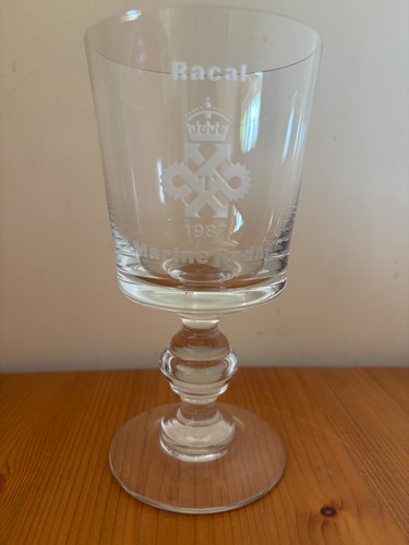 Racal crystal glass goblet - racal,
