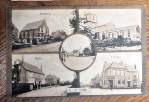 Postcard gillingham multi view - gillingham,