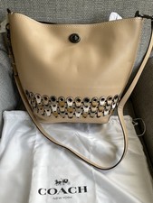 COACH 1941 LARGE BEIGE LEATHER