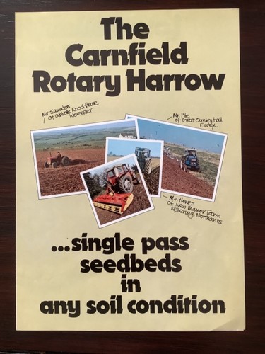 Cranfield rotary harrow - cranfield,