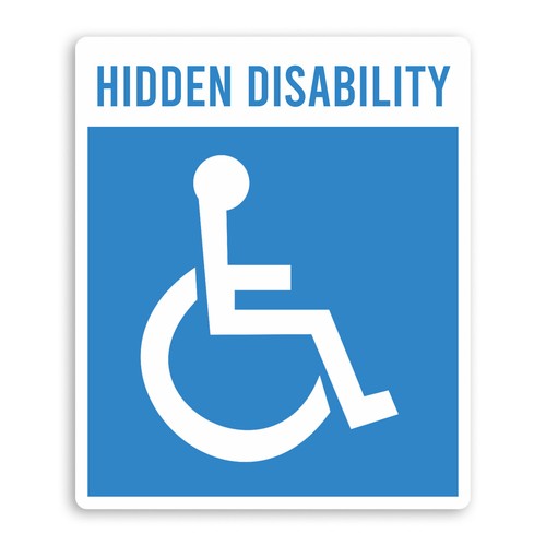 10cm hidden disability - x,