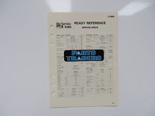 Suzuki Quick Reference Service