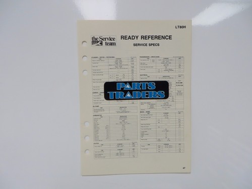 Suzuki quick reference service - suzuki,