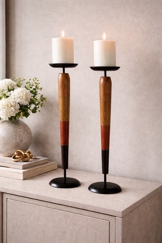 Set two tall - of,