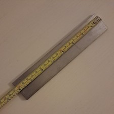 Stainless steel flat bar plate 6mm thick 204mm long x 40mm wide 