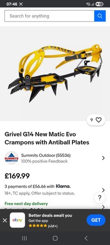 Grivel monster ice axes - monster,