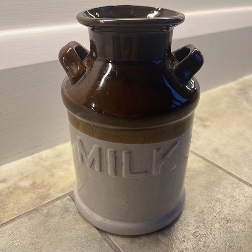 Vintage glazed ceramic milk - vintage,
