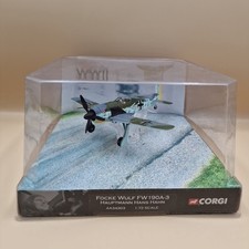 Corgi AA34303 WWII Legends Focke Wulf FW190A-3 Hauptmann Hans Hahn 1:72 Scale