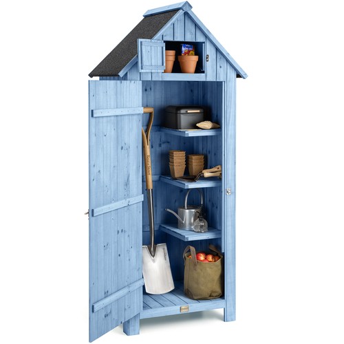Small garden shed - slim, compact