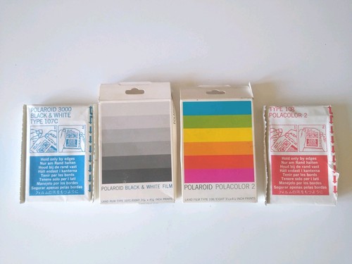 Pair vintage polaroid land - of,