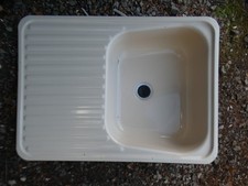 Caravan  enamel sink cramer, spinflo 21.75 x 16 inch