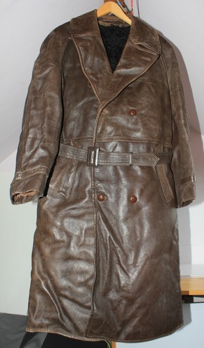 Mid century military leather - mid-century,